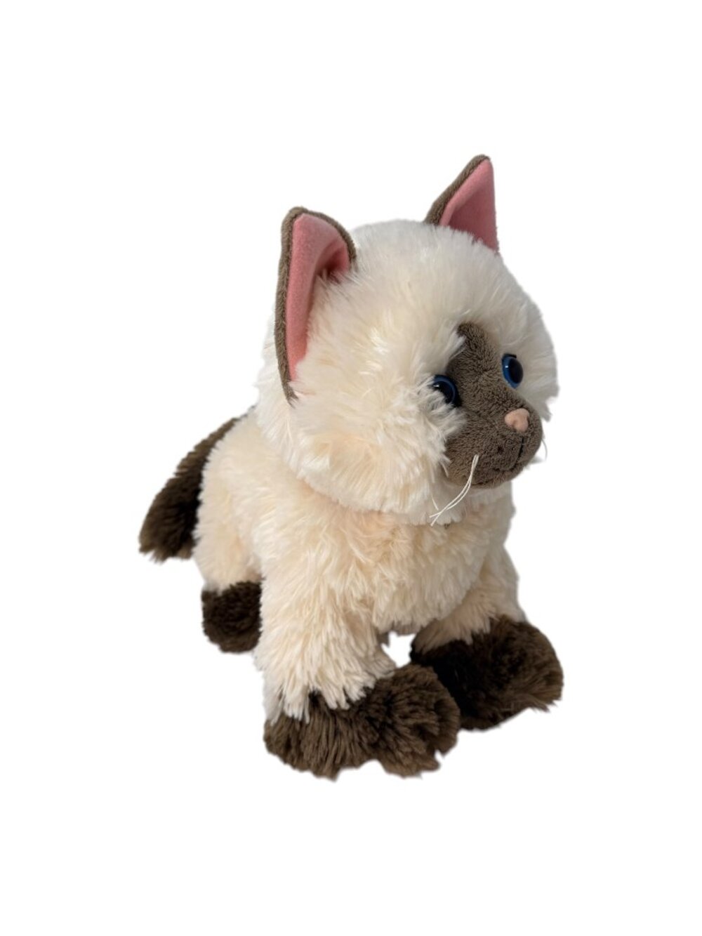 Build A Bear Siamese Cat Plush 15” Ragdoll Kitten Brown White Stuffed Animal